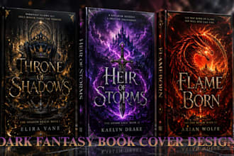 draw high, urban, dark, epic fantasy book cover, ebook kdp