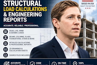provide structural load calculations and engineering reports for buildings