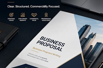 write and structure a professional business proposal