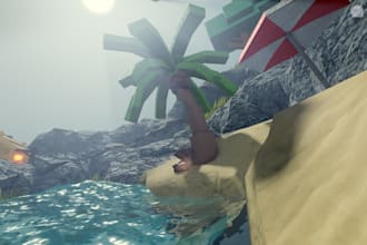 create you a terrain style roblox map with custom models