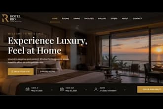 design squarespace boutique hotel website booking hospitality site accomodation
