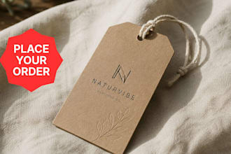 design custom hang tag swing tag price tag for clothing brand