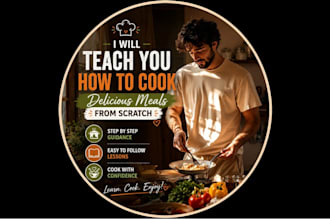 teach you how to cook delicious meals from scratch
