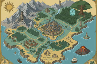 draw a map illustration for your project
