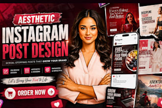 design aesthetic instagram post carousel instagram branding social media post