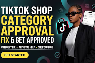 fix tiktok shop category approval and rejected product listings