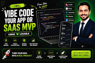 vibe code your app or saas mvp by lovable cursor ai claude code