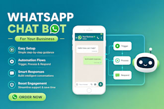 make whatsapp chat bot for your business or other