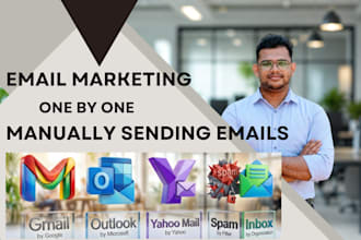 manually send personalized emails one by one to your list