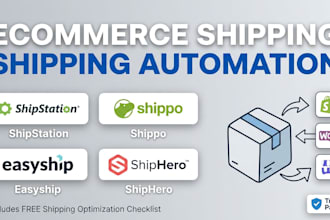 setup shipstation shippo easyship shiphero ecommerce shipping automation