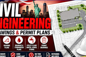 create civil engineering drawings and permit plans