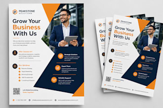 design business, company and product flyer and brochure