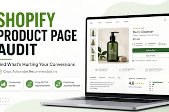 design a high converting shopify product page