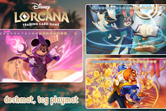 create playmat design, pokemon tcg playmat, anime playmat, mtg playmat design