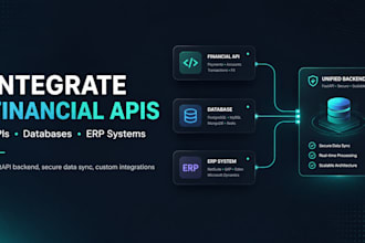 integrate financial apis databases and erp systems