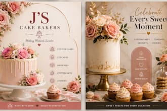 design professional and eye catching posters