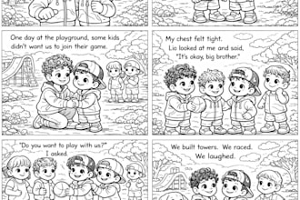 create a personalized childrens coloring book staring your child