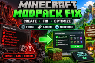 create fix optimize minecraft modpack forge fabric neoforge crash lag curseforge