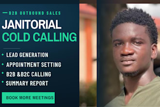 b2b janitorial cold calling commercial cleaning sdr business calls hvac leads