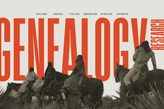 investigate difficults ancestors and solve genealogy brick walls