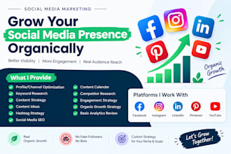 do organic social media marketing and growth strategy