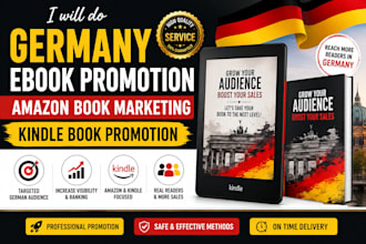 do germany ebook promotion amazon book marketing germany kindle book promotion
