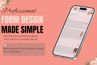 designs professional forms, registration forms and PDF forms