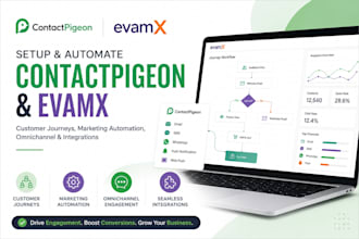 setup contactpigeon evamx marketing automation omnichannel integrations journeys