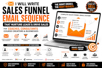 write sales funnel email copywriting coaches consultants course creators