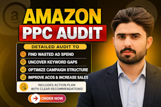 audit amazon ppc,amazon ads campaign and amazon listing