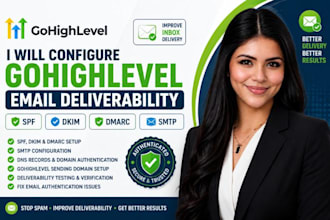 configure gohighlevel email deliverability gohighlevel spf dkim dmarc SMTP