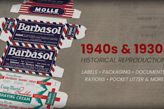 make 1940s printable supplies