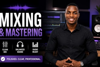 professionally mix and master your song for a polished sound