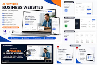 build ai business websites with booking and admin