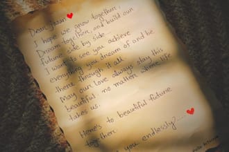 write aesthetic handwritten letters and notes