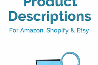 write SEO product descriptions and blog content for ecommerce