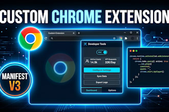 develop a custom chrome extension by javascript manifest v3