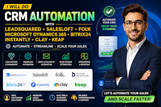 do CRM automation leadsquard salesloft folk mircosoft dynamics britrix24 instant