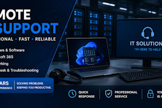 provide professional remote IT support