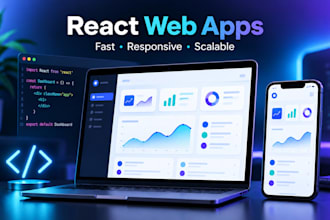 build a modern responsive web app using react js