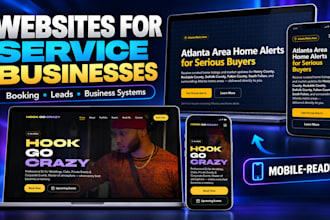 build a professional website for your service business