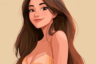 portrait into a disney style cartoon