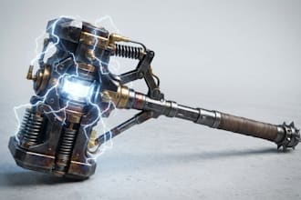 design unique weapon concept illustrations