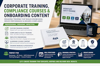 write corporate training manuals compliance courses and onboarding content