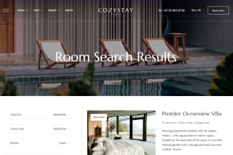 design wix rental property website vacation rental property management website