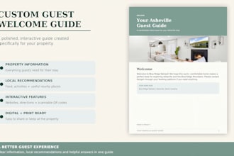 create a custom airbnb guest welcome guide