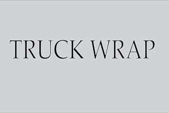 create professional truck wrap