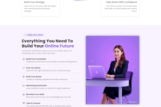 design a high converting landing page in systemeio