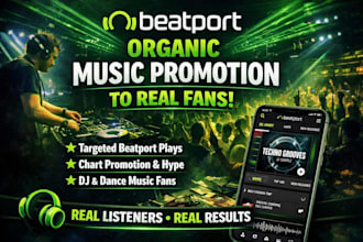 do organic beatport music promotion to real fans