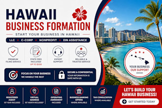 register your hawaii llc, corporation or nonprofit and get ein